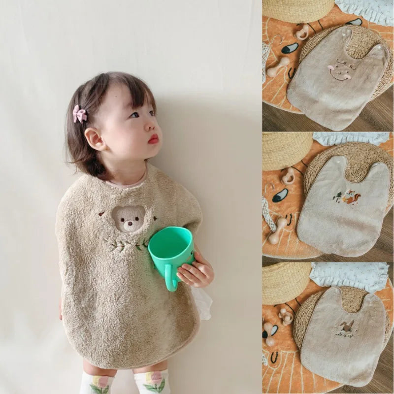 Multi-Use Waterproof Baby Bib - For Feeding, Teeth Brushing & Face Washing