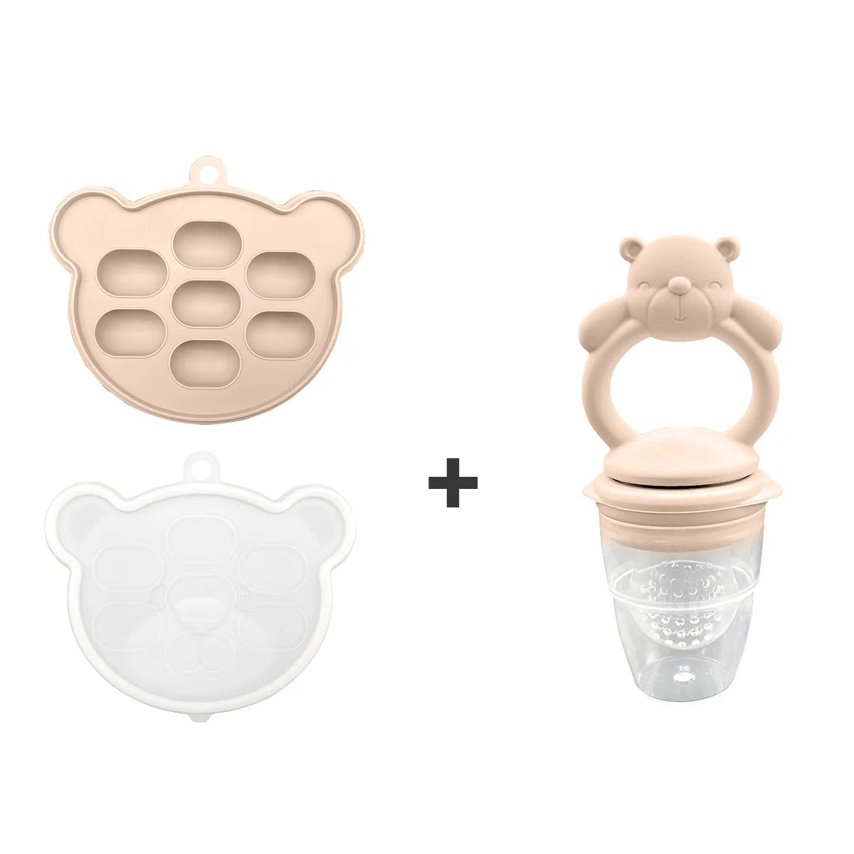 Baby Koala Fruit Feeder Set - BPA Free Silicone Fresh Food Feeder