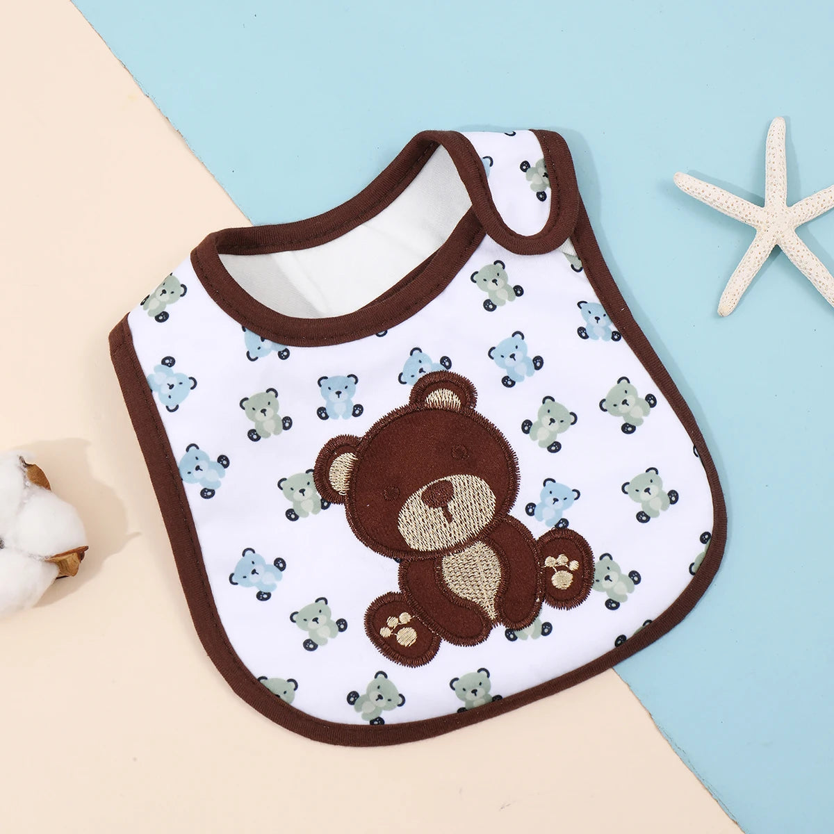 Waterproof Cartoon Bandana Bib - Feeding Apron for Babies & Toddlers