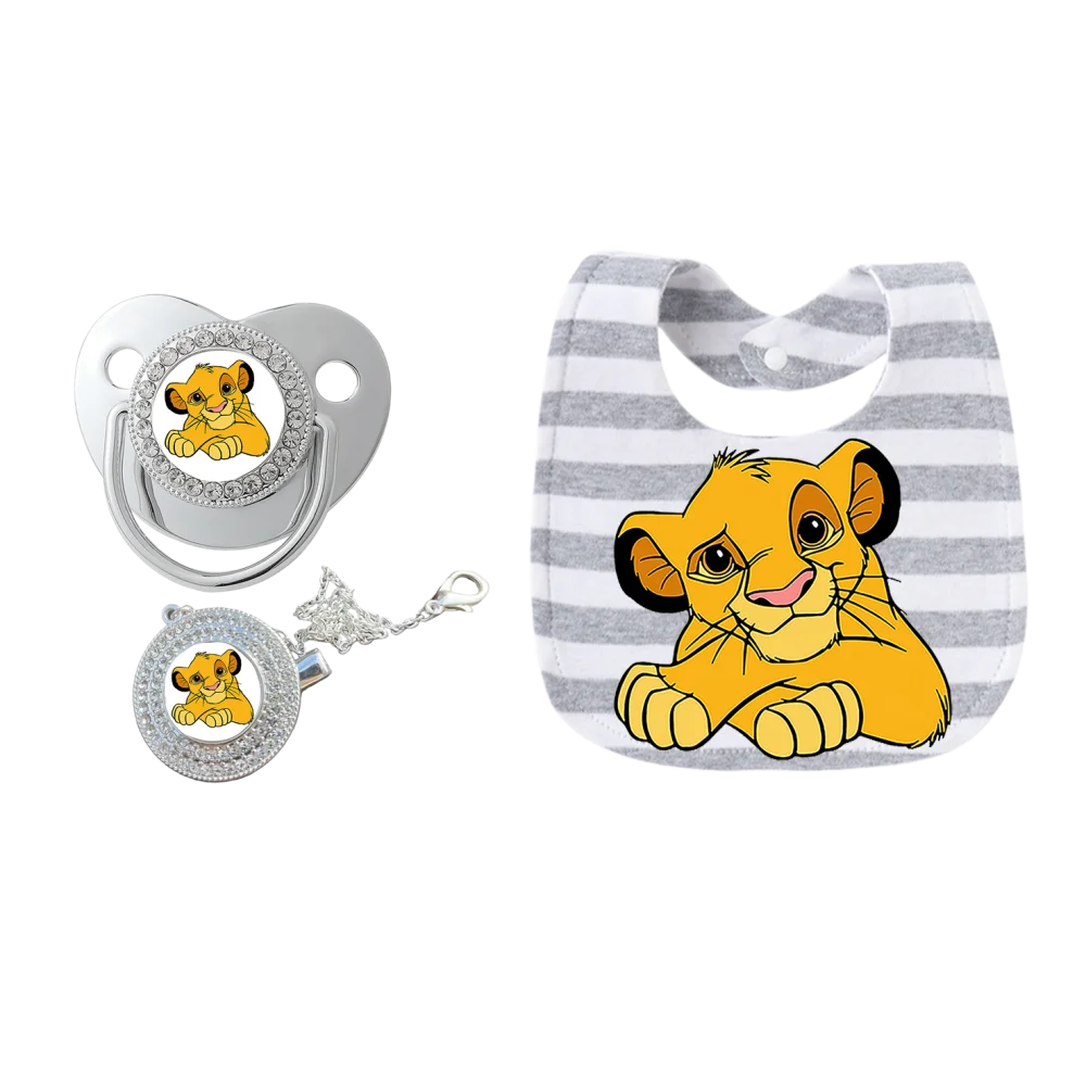 Baby Pacifier Holder Clip | Silver Dummy Clip with Teether Design