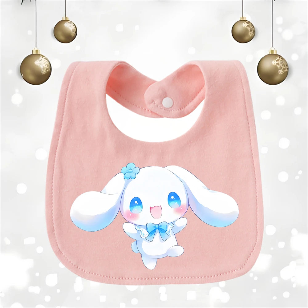 Soft Cotton Baby Bib - U-Shaped Burp Cloth for Newborns & Toddlers