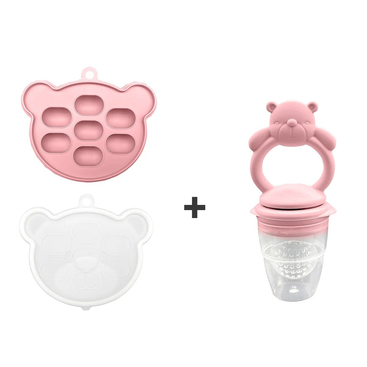 Baby Koala Fruit Feeder Set - BPA Free Silicone Fresh Food Feeder