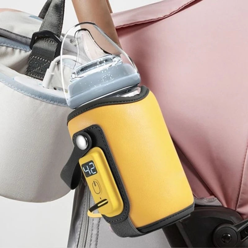 Sac chauffe-biberon portable USB - 5 niveaux de température