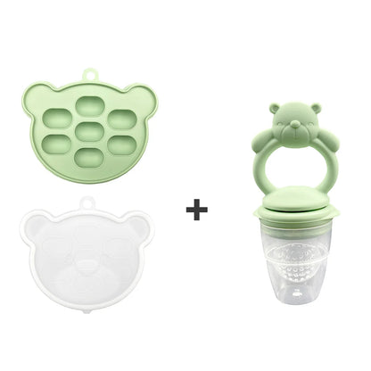 Baby Koala Fruit Feeder Set - BPA Free Silicone Fresh Food Feeder