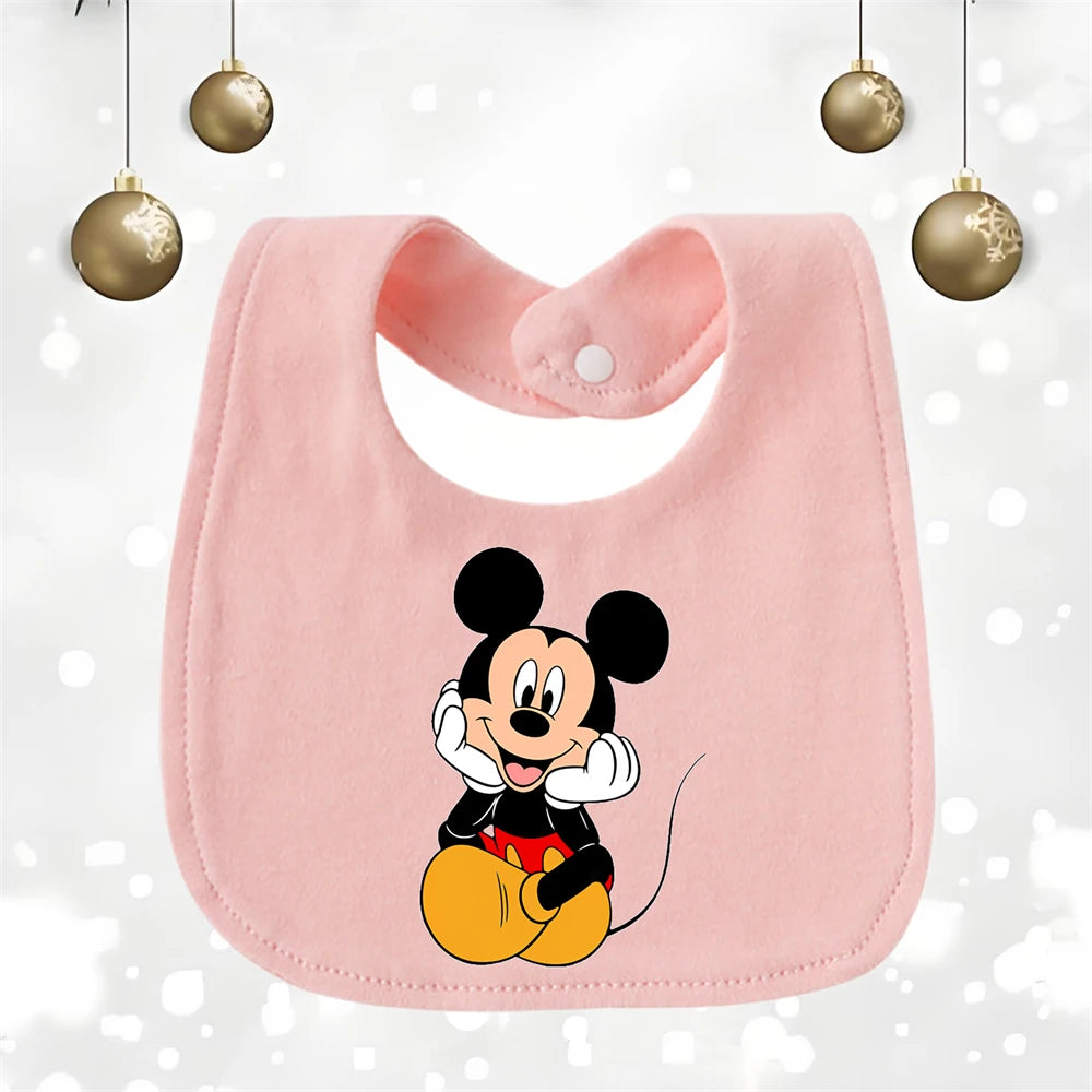 Soft Cotton Baby Bib - U-Shaped Burp Cloth for Newborns & Toddlers