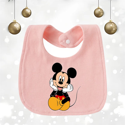 Soft Cotton Baby Bib - U-Shaped Burp Cloth for Newborns & Toddlers