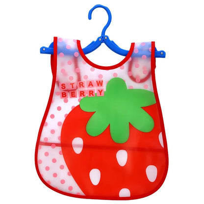 Cartoon Baby Bib - Waterproof EVA Adjustable Feeding Apron