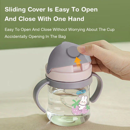 Baby Sippy Cup with Straw 250ml - Animal Design | BPA-Free