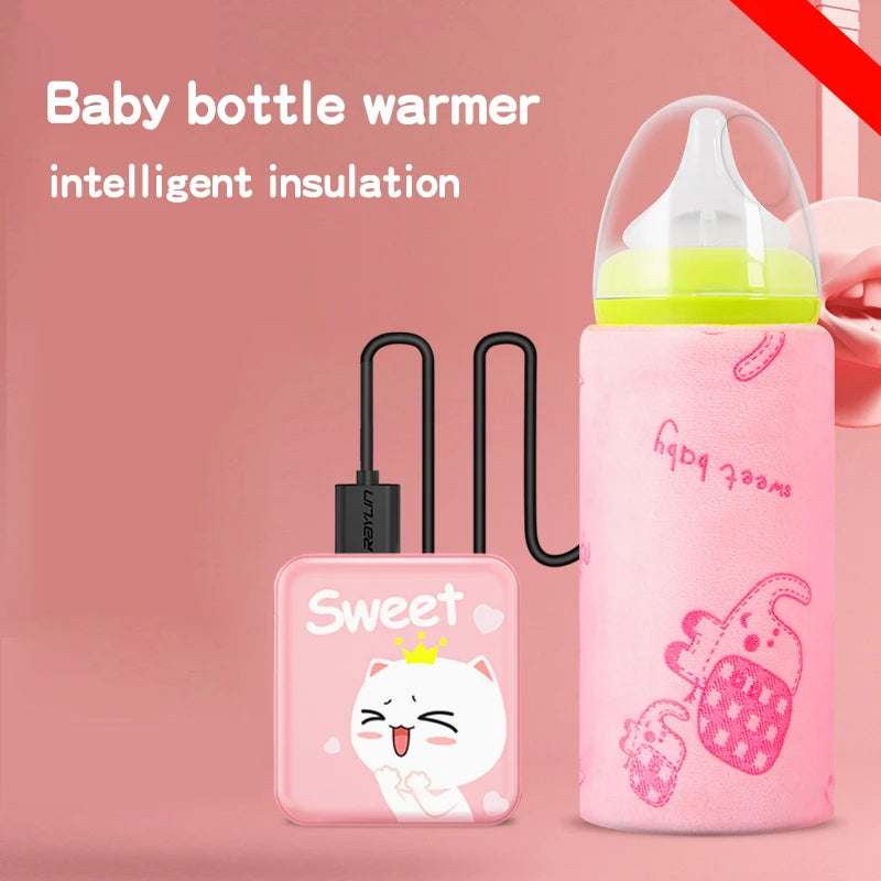 Universal Baby Bottle Warmer - USB Thermal Bag for Travel