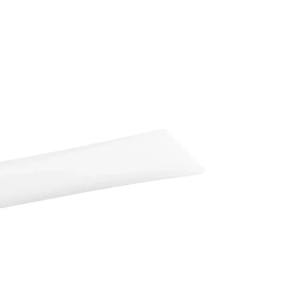 White rectangular object on a white background