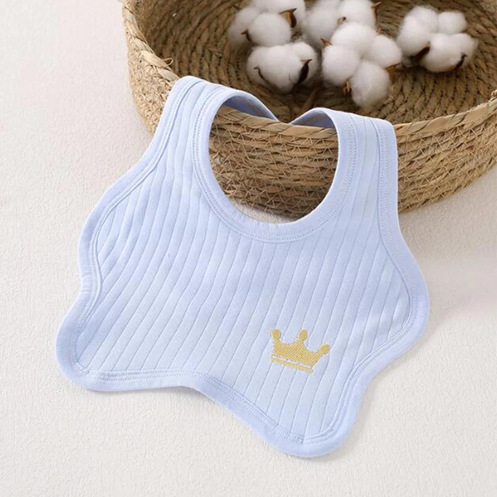 Cotton Baby Bibs - Absorbent Burp Cloths for Drooling & Teething