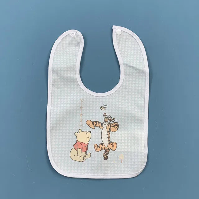 Waterproof Cartoon Bandana Bib - Feeding Apron for Boys & Girls