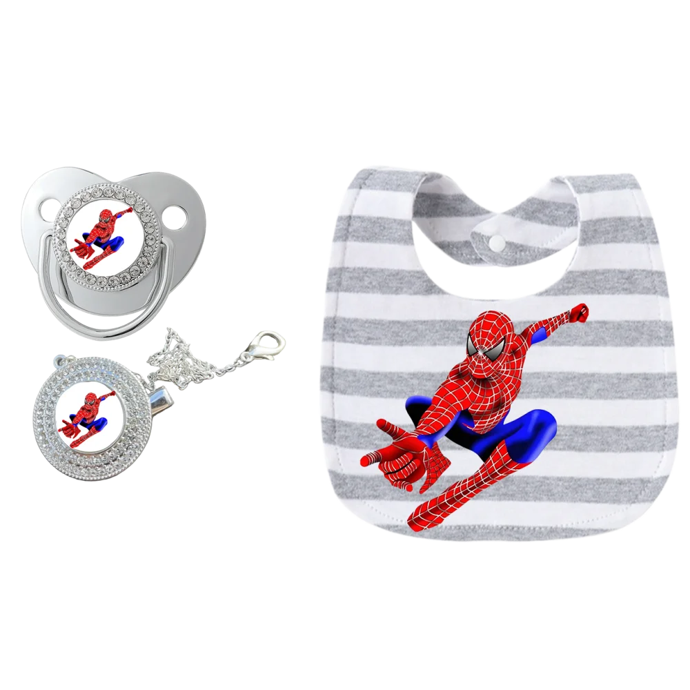 Baby Pacifier Holder Clip | Silver Dummy Clip with Teether Design