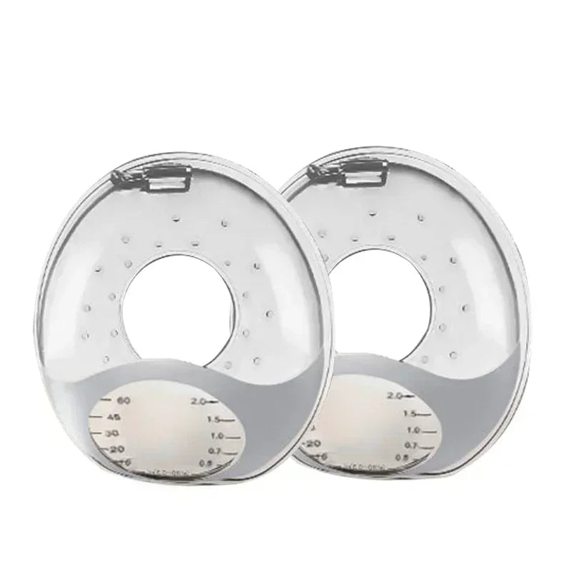 Wearable silicone breast milk collector, hands-free silicone milk collector, anti-leakage breast pump