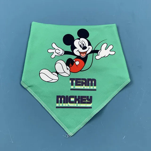 Waterproof Cartoon Bandana Bib - Feeding Apron for Boys & Girls
