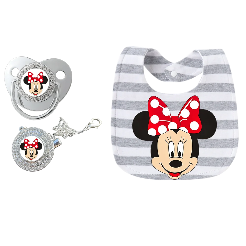 Baby Pacifier Holder Clip | Silver Dummy Clip with Teether Design