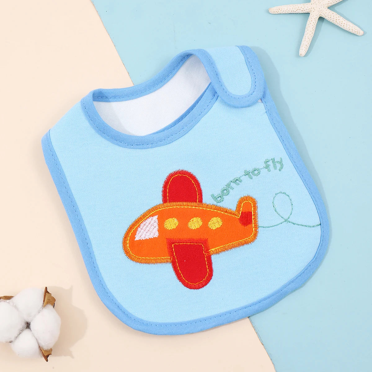 Waterproof Cartoon Bandana Bib - Feeding Apron for Babies & Toddlers