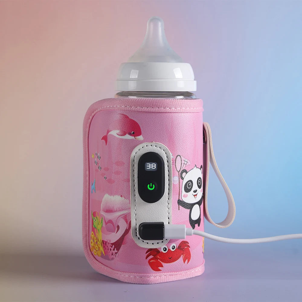 Baby Bottle Warmer - 5-Speed Temperature Control with Digital Display