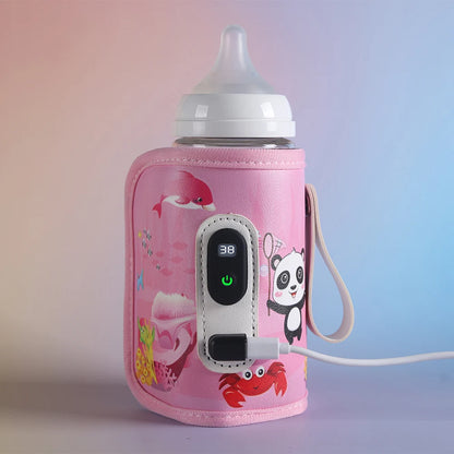 Baby Bottle Warmer - 5-Speed Temperature Control with Digital Display