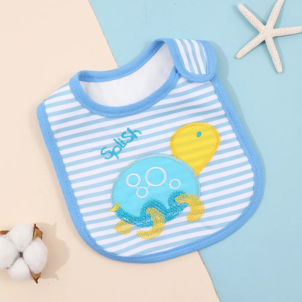 Waterproof Cartoon Bandana Bib - Feeding Apron for Babies & Toddlers