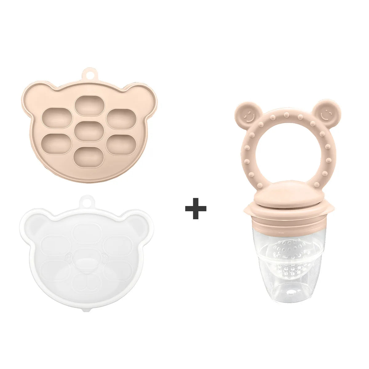 Baby Koala Fruit Feeder Set - BPA Free Silicone Fresh Food Feeder