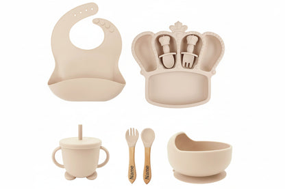 set of 8 pieces of baby dining 