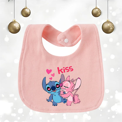 Soft Cotton Baby Bib - U-Shaped Burp Cloth for Newborns & Toddlers