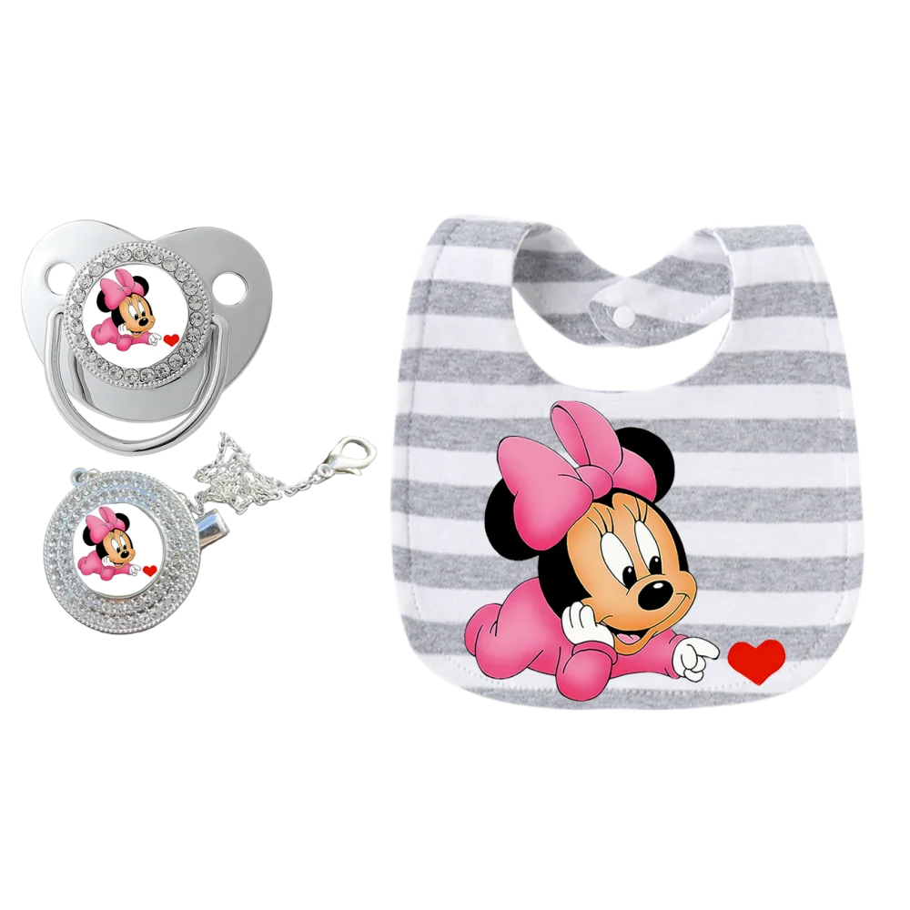 Baby Pacifier Holder Clip | Silver Dummy Clip with Teether Design