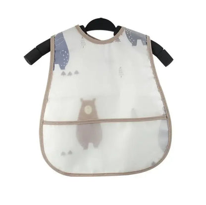 Cartoon Baby Bib - Waterproof EVA Adjustable Feeding Apron