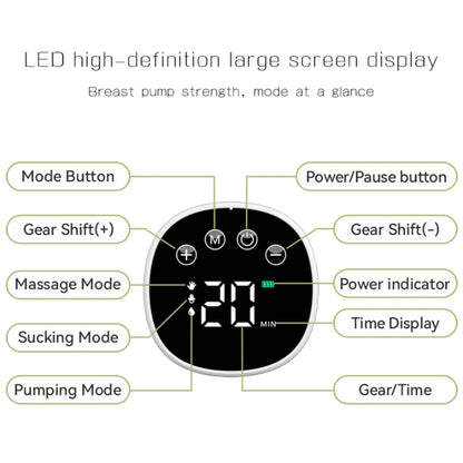 Double Wearable Breast Pump - Bilateral Hands-Free Electric Pump