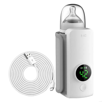 Travel Baby Bottle Warmer - Fast Heating Insulated Sleeve for Newborns