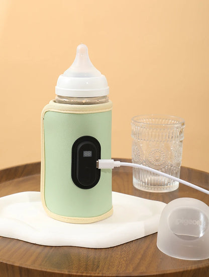 Portable USB Baby Bottle Warmer for Car & Outdoor Travel