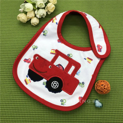 6-Piece Baby Bandana Bibs - Double-Sided Cotton Drool Bibs for Boys & Girls