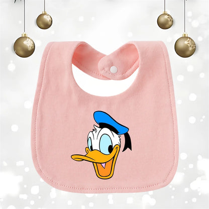 Soft Cotton Baby Bib - U-Shaped Burp Cloth for Newborns & Toddlers