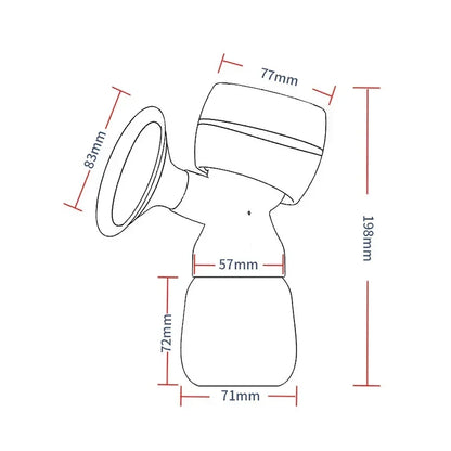 Technical drawing of a shower head with dimensions labeled