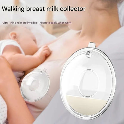 Wearable silicone breast milk collector, hands-free silicone milk collector, anti-leakage breast pump