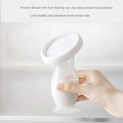 Manual Breast Pump - Silicone Breast Milk Collector BPA-Free