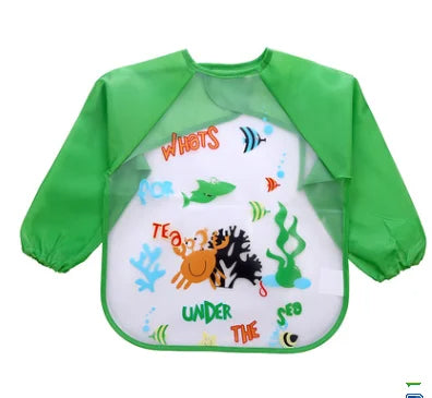 Full Sleeve Waterproof Baby Bib - Bandana Style for Boys & Girls