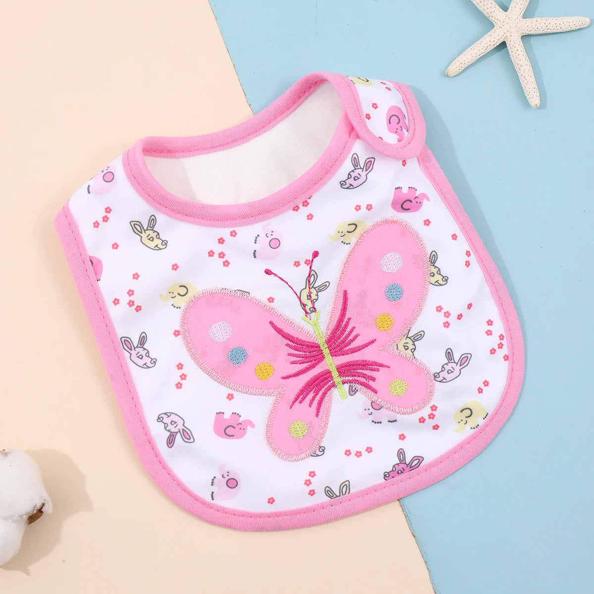 Waterproof Cartoon Bandana Bib - Feeding Apron for Babies & Toddlers