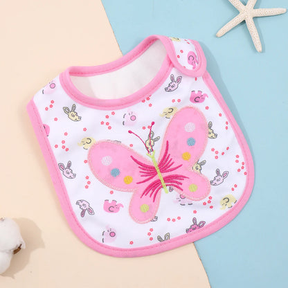 Waterproof Cartoon Bandana Bib - Feeding Apron for Babies & Toddlers