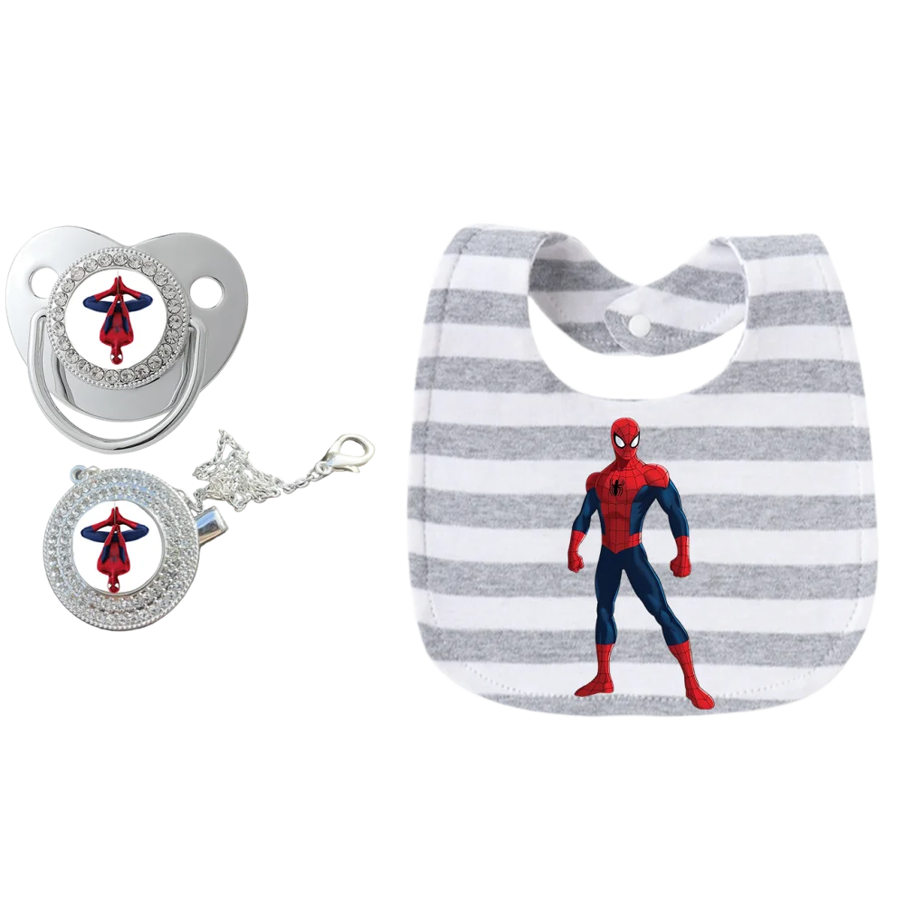 Baby Pacifier Holder Clip | Silver Dummy Clip with Teether Design