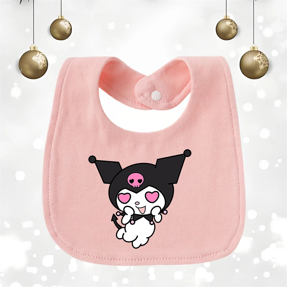 Soft Cotton Baby Bib - U-Shaped Burp Cloth for Newborns & Toddlers