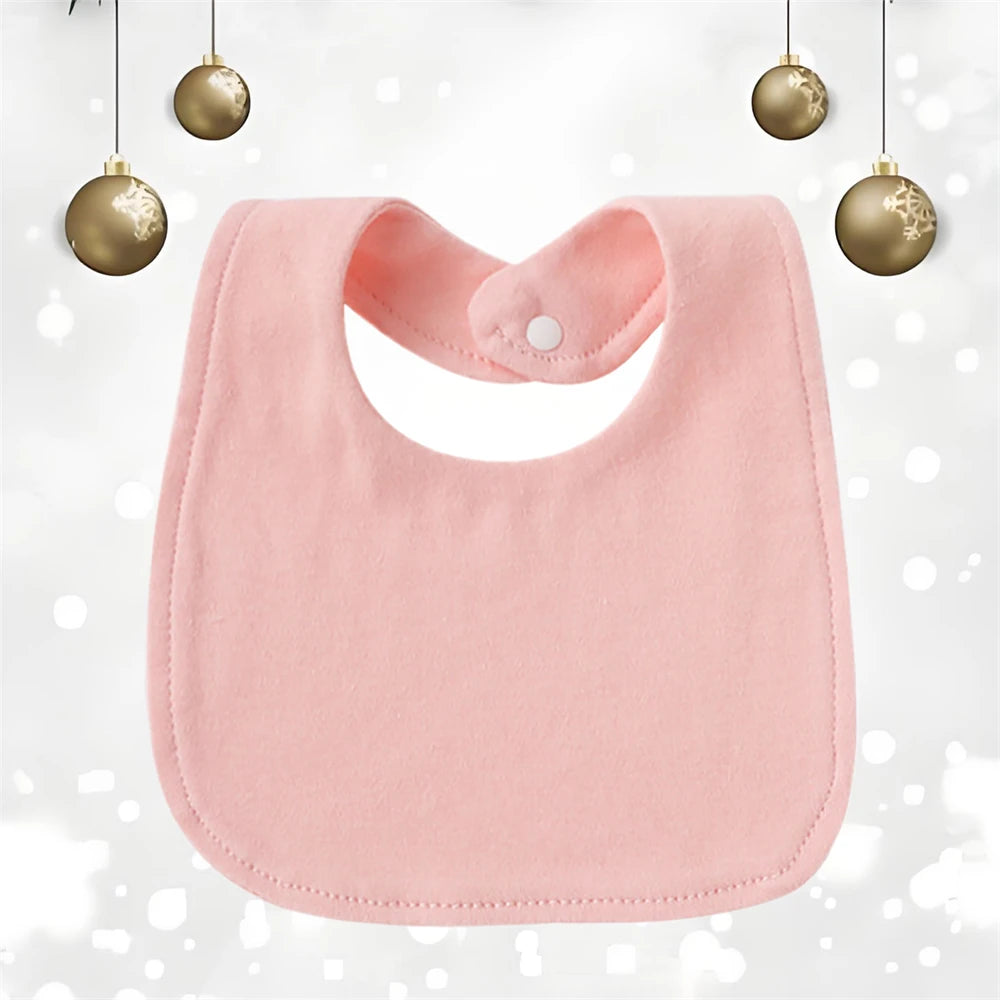 Soft Cotton Baby Bib - U-Shaped Burp Cloth for Newborns & Toddlers