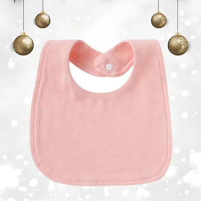 Soft Cotton Baby Bib - U-Shaped Burp Cloth for Newborns & Toddlers