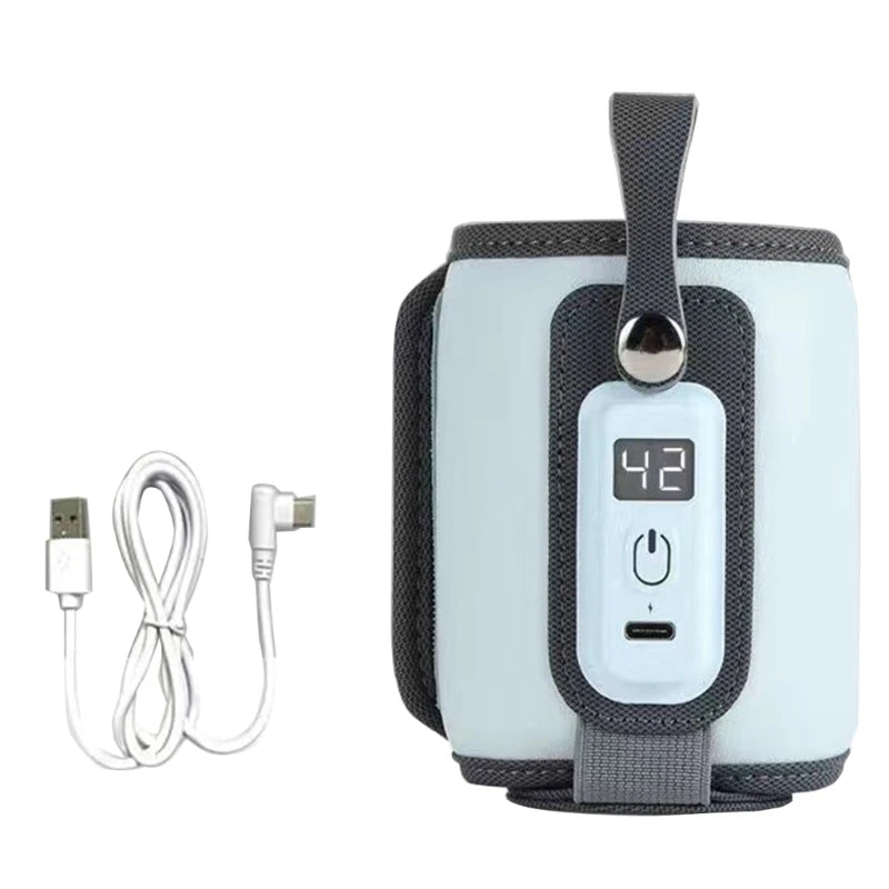 Sac chauffe-biberon portable USB - 5 niveaux de température