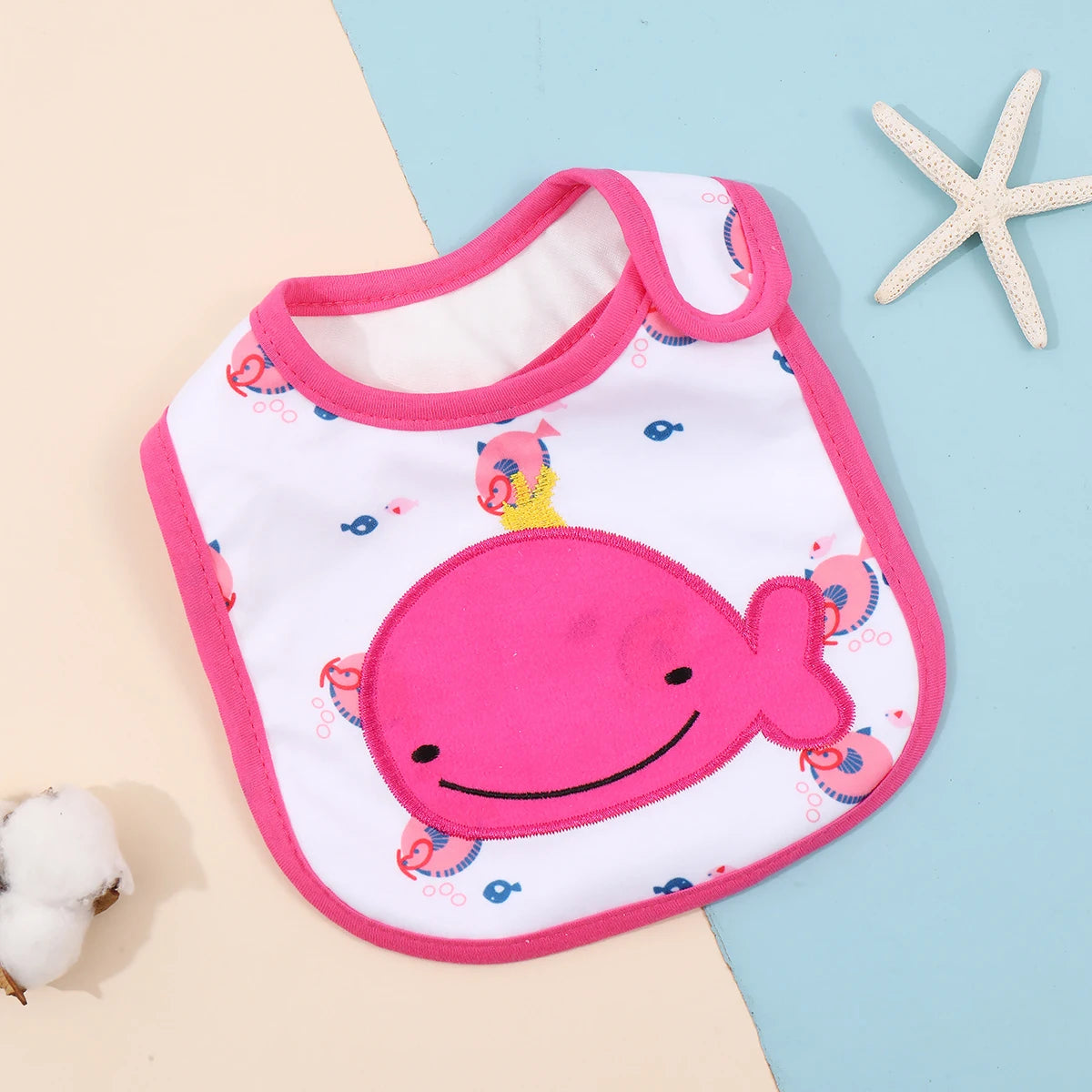 Waterproof Cartoon Bandana Bib - Feeding Apron for Babies & Toddlers