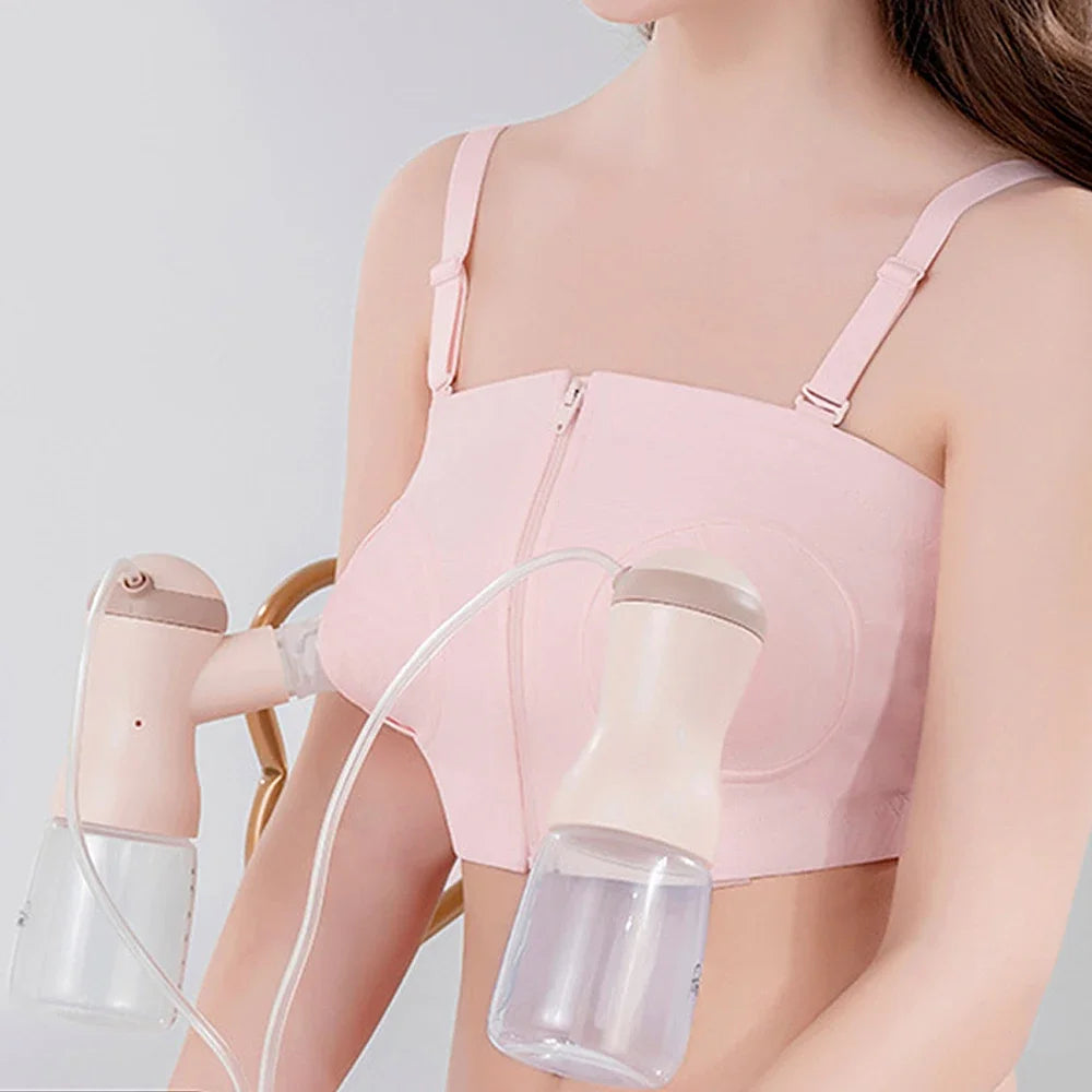 Hands-Free Pumping Bra - Nursing Bra for Breast Pump