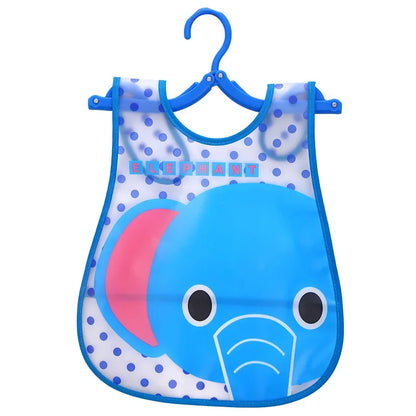 Cartoon Baby Bib - Waterproof EVA Adjustable Feeding Apron