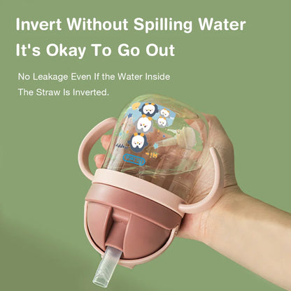 Baby Sippy Cup with Straw 250ml - Animal Design | BPA-Free