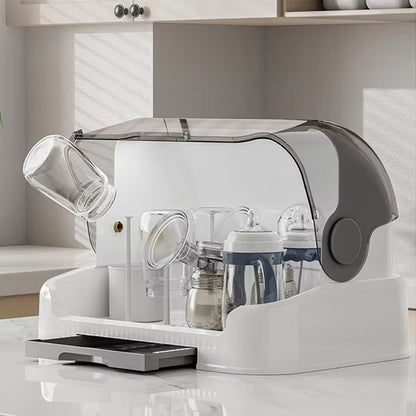 Baby Bottle Drying Rack With Removable Drip Tray